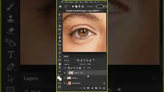 The Truth About how to Remove Eye Bags in Photoshop #shortvideo