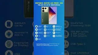 Infinix Note 40 Pro+ 5G telah rilis di indonesia