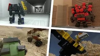 Brickmecha LEGO robot transformers animation compilation 42 #lego #moc #legomoc