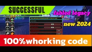 NEW Fabled Legacy Working Codes for Roblox – Updated September 2024 | ROBLOX FABLED LEGACY | CODES