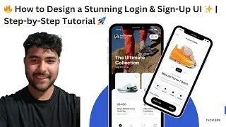 🔥 How to Design a Stunning Login & Sign-Up UI ✨ | Step-by-Step Tutorial 🚀