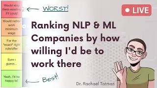 NLP Deep Dive: Ranking NLP & ML companies by how willing I'd be to work there