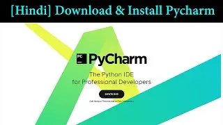 [HINDI] Download And Install PyCharm