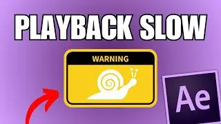 Adobe After Effects Slow Playback (FIX LAG)