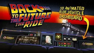 Back To The Future The Ride | 3D Animated Vehicle Interior
