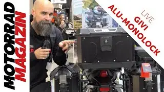 Premiere! Givi Alutopcase mit Monolock