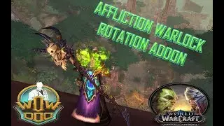 Affliction Warlock Rotation Addon [11.0.7 updated]