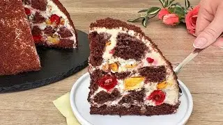 The most delicious CAKE this SUMMER! In just 5 minutes! Simple ingredients😘🎂