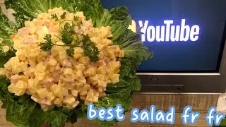 How to make Olivier Salad (Russian Salad) | School Project