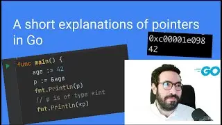 A short explanation of pointers in Go !