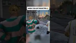 When You Get Rejected in GTA😂 #gta #gta5rp #fivem #shorts