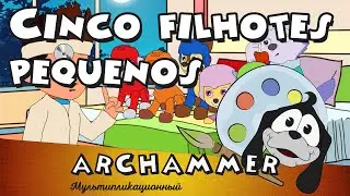 Cinco filhotes pequenos | canções infantis