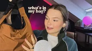 ASMR what's in my bag 💼🎀💖