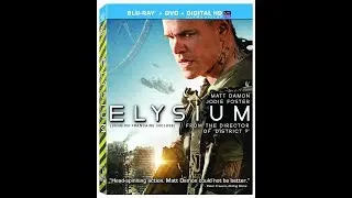 Opening to Elysium 2013 Blu-Ray