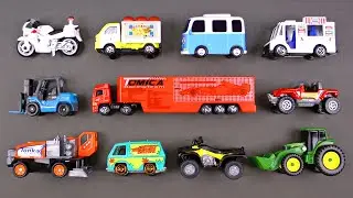 Learning Street Vehicles for Kids #4 - Hot Wheels, Matchbox, Tomica トミカ Cars and Trucks, Tayo 타요