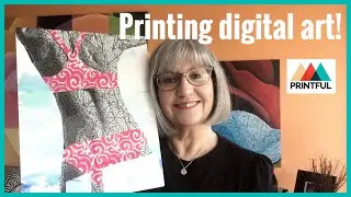 Printing your digital art & selling can be easy | POD with Printful