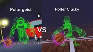 Poltergeist & Polter Clucky gameplay 🔥🔥- Roblox Survive the killer