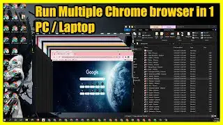 How To Run Multiple Google Chrome For Multiple Different Login Accounts on Laptop  Computer  PC