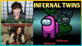 (BOTH POVs) Sykkuno and Valkyrae Know Each Other So Well || AMONG US 2024 || BABUSHKA