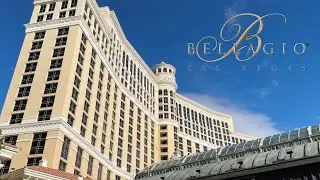 Walking Tour of Bellagio Las Vegas Hotel and Casino - HD - 2024