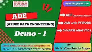 AZURE DATA ENGINEERING tutorials || Demo - 1 || by Mr. N. Vijay Sunder Sagar On 10-09-2024 @5PM IST