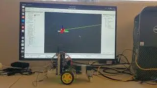 First Test of ROS Implementation of Dead Reckoning and Real-Time Robot Visualization in RViz-