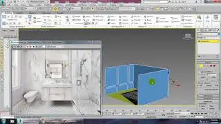 Tutorial on Modeling, Texturing and Lighting a 3d Bathroom in 3dsmax ( Part 1)