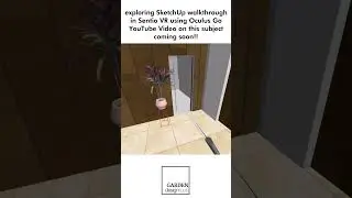 really exciting VR app for SketchUp walkthroughs 🔥🔥