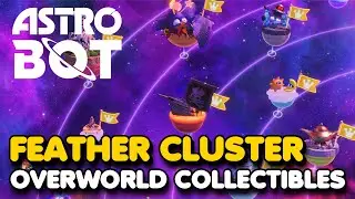 Astro Bot - Feather Cluster "Overworld & Mini Planets" Collectibles (All Bots & Puzzle Pieces)