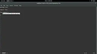 Golang Go syntax error: non declaration statement outside function body