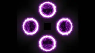 Purple/Pink Sun Visualizer Hologram