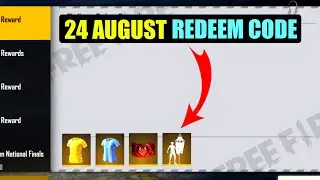 Free fire 24 august redeem code | free fire redeem code today | ff 24 august event | Redeem code