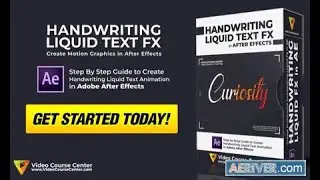 Download Motion Graphics Create Amazing Handwriting Liquid Text Effect in After Effects