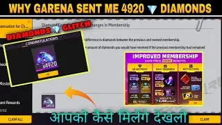 Diamond Compensation For Changes In Membership Free Fire | How To Get Free Diamonds In FF Today