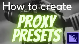 How to create Proxy presets in Adobe Media Encoder In Hindi