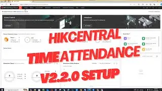 Hikcentral Time Attendance Configuration