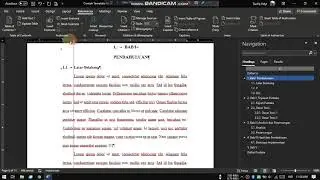 Tutorial Membuat Template Naskah Skripsi pada Microsoft Word Part 2