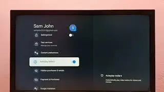 How to Turn OFF / ON Auto Play Trailers in SAMSUNG TV | Google TV Android TV | Smart TV