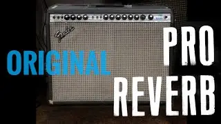 Fender was wise to reissue the PRO REVERB! Heres the original!