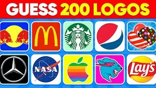 Guess the Logo in 3 Seconds | 200 Famous Logos | Logo Quiz | Daily Quiz