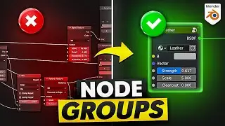 Pourquoi tu DOIS utiliser les Nodes Groups sur BLENDER ?