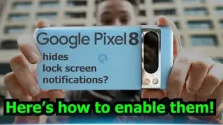 Pixel 8 phones hide lock screen notifications by default; here’s how to enable them