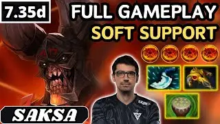 10000 AVG MMR - Saksa DOOM Soft Support Gameplay - Dota 2 Full Match Gameplay