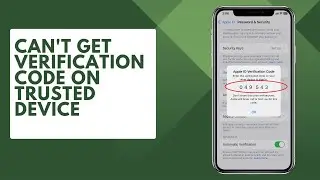 Cant get verification code (iPhone) | How to Fix the issue