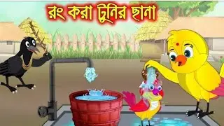 রং করা টুনির ছানা _ Rong Kora Tunir Chana _ Bangla Cartoon _