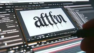 Text Font Animation - After Effects Tutorial & Template