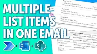 How to Send a SINGLE EMAIL ✉️ with multiple SharePoint list items | Build THIS Power Automate Flow