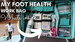 WHAT'S IN MY CLINICAL WORK BAG | Foot health Essentials | UK 2021