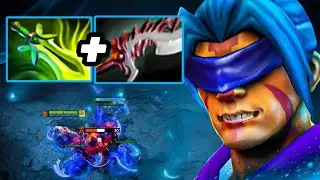 OMG 1000GPM 1500XPM Antimage 30Kills Butterfly + Abyssal Blade Super Carry Farm Machine Dota 2