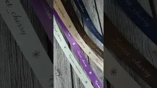 Печать на лентах. Ленты с логотипом для шоколатье. Бомбические!